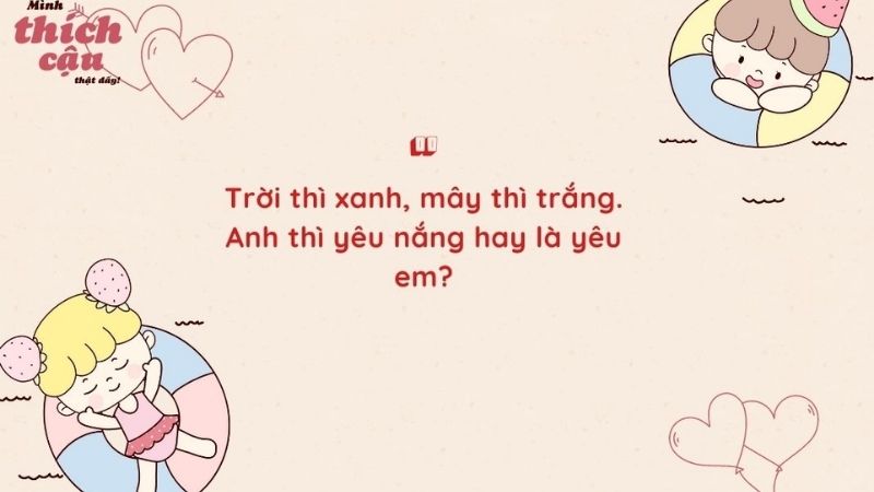 Gợi ý câu thơ thả thính cuối tuần đáng yêu