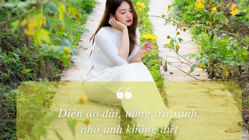 Thơ thả thính về áo dài nhẹ nhàng mà cực chất