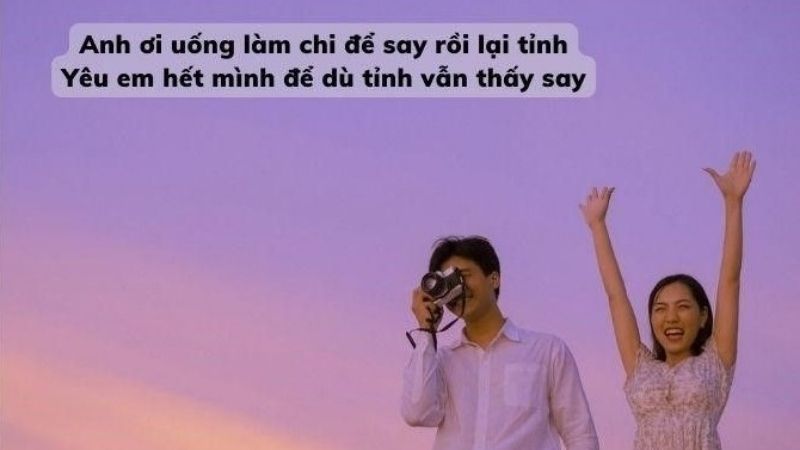 Tổng hợp các câu thơ nhậu thả thính cực chất, thả là dính